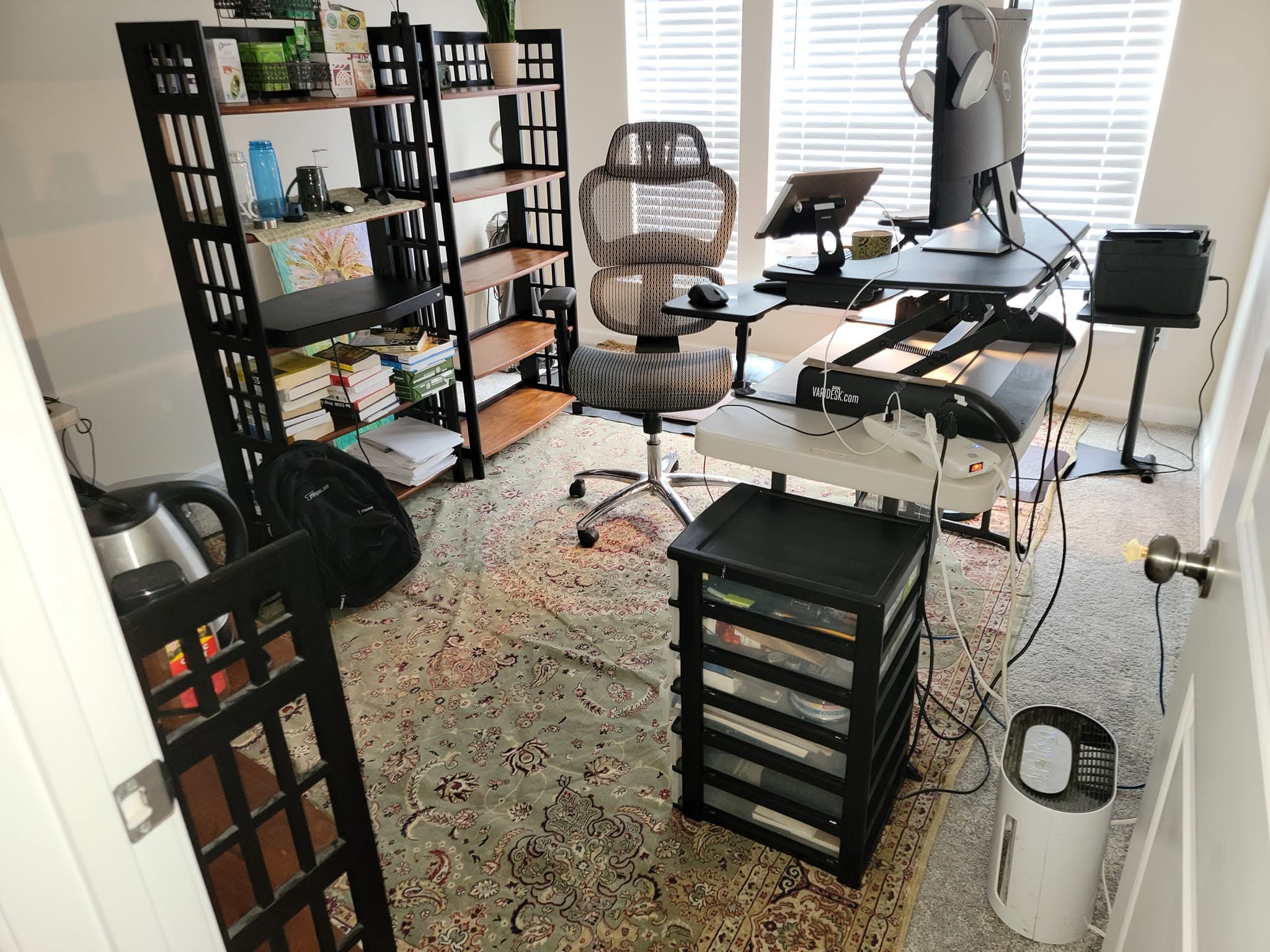 Alan Scholl home office workspace for cloud infrastructure, networking, and automation lab work